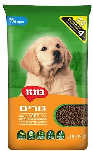 מזון יבש גורים 15 ק