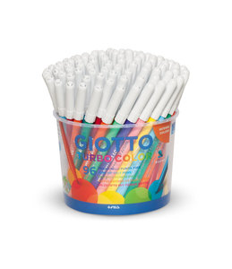 טושים איכותיים של חברת GIOTTO האיטלקית בעובי רגיל 96 יחידות