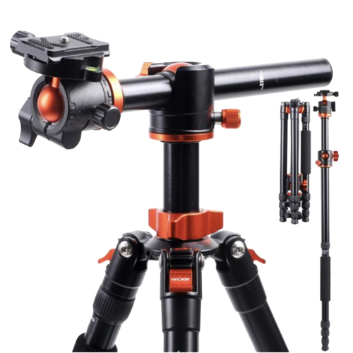 חצובת אלומיניום ראש כדורי K&F SA254T2