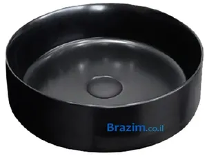 כיור מונח חרס KAG 550323MB - שחור מט
