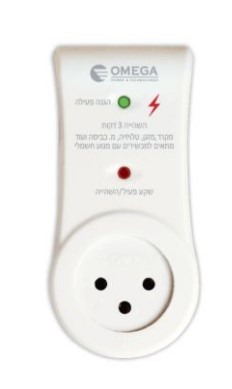 מגן ברקים ונחשולי מתח כולל השהייה דגם OM-GS-12 