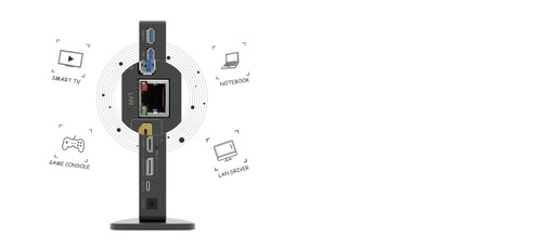 תחנת עגינה אונברסלית WAVLINK USB C Universal Docking Station,wl-ug69dk7  Dual 4K  5K Single Video Display 