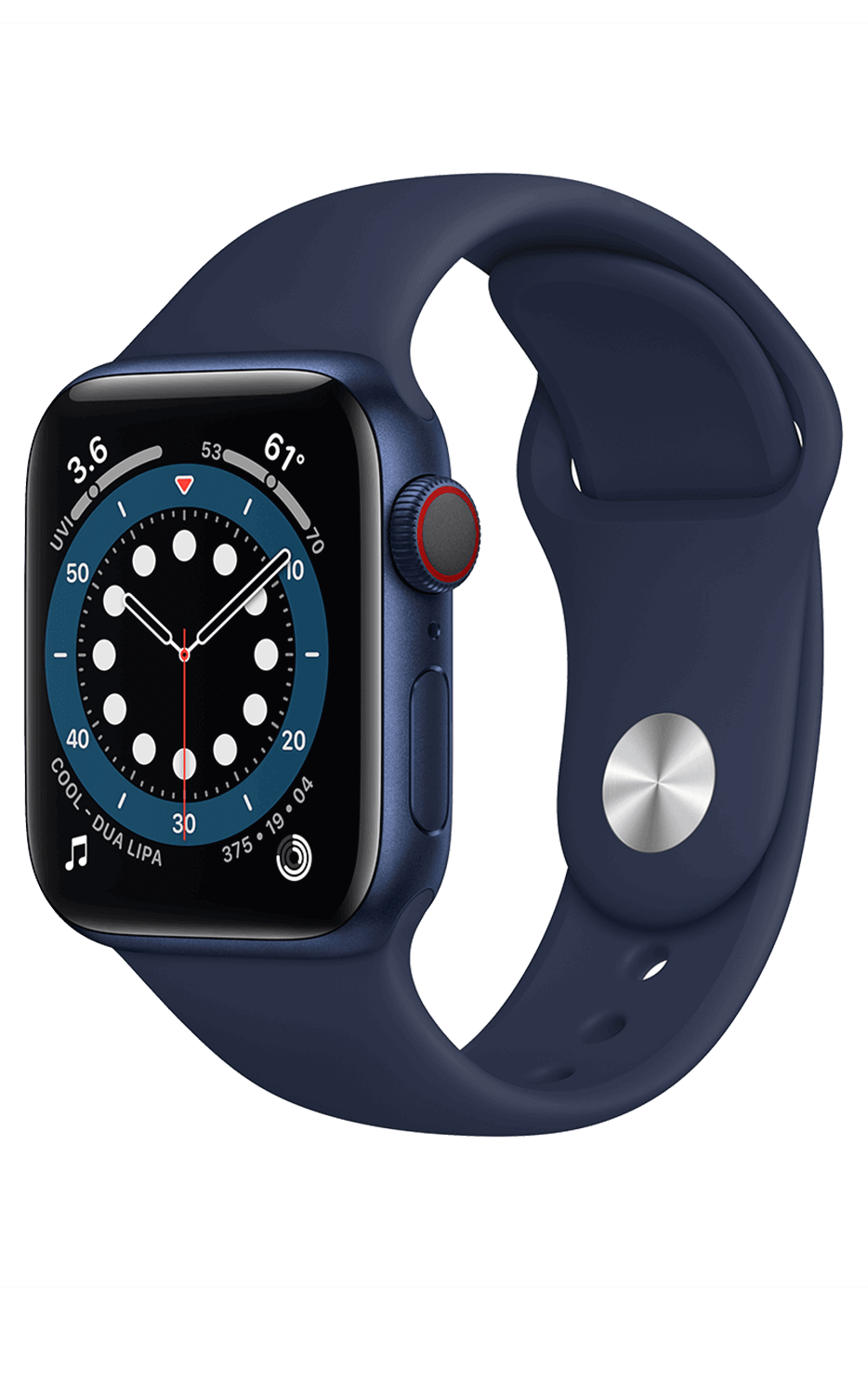 שעון חכם Apple Watch Series 6 40mm Aluminum Case Sport Band GPS + Cellular  אפל - Apple - שעונים חכמים