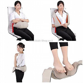 מכשיר חגורת עיסוי שיאצו Massager Of Neck Kneading NY3712