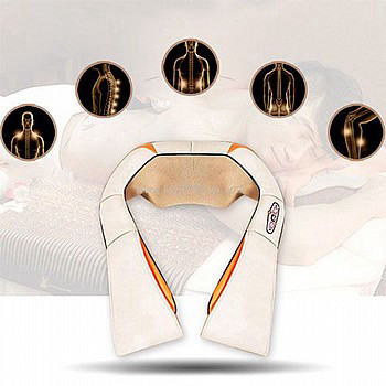 מכשיר חגורת עיסוי שיאצו Massager Of Neck Kneading NY3712