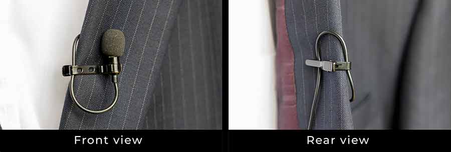 לולאה מיקרופון דש