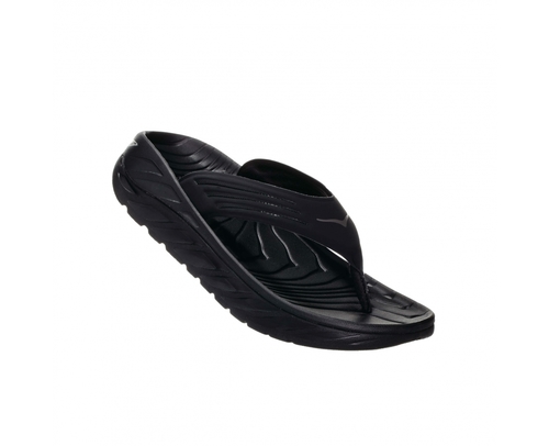 כפכף התאוששות אורה פליפ של הוקה צבע שחור דגם BLACK / DARK GULL W 