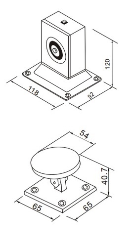 אלקטרו מגנט לדלתות אש BHS1010, מולטילוק 