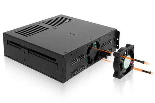 מגירה מוקשחת ל-4 דיסקים SSD/HDD