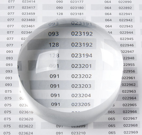 קוביית זכוכית מגדלת קוטר 60 ממ SIGNET