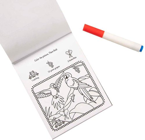 חוברת צביעה טוש קסם 24 דפים - חיות