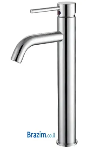 ברז סבח 702830 לכיור מונח עם פיה קבועה בגימור כרום מבית Sebach.