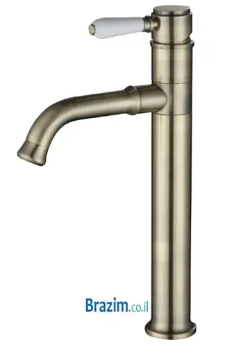 ברז סבח 705821 לכיור מונח בגימור ברונזה מבית Sebach.