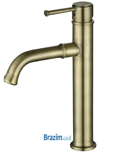 ברז סבח 705721 לכיור מונח בגימור ברונזה מבית Sebach.