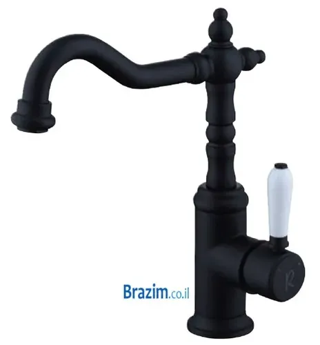 ברז סבח 705884 לכיור מטבח בצבע שחור מבית Sebach.
