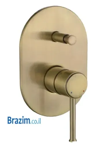 אינטרפוץ 4 דרך למקלחת מבית סבח Sebach דגם 705391 בגימור ברונזה.