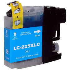 Brother LC-225XLC מיכל דיו תואם כחול