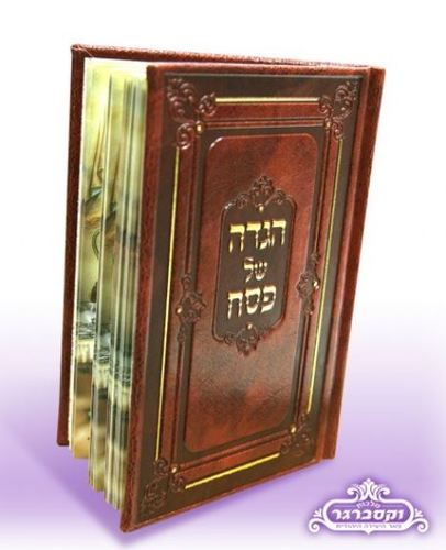 הגדה דמוי עור וקסברגר