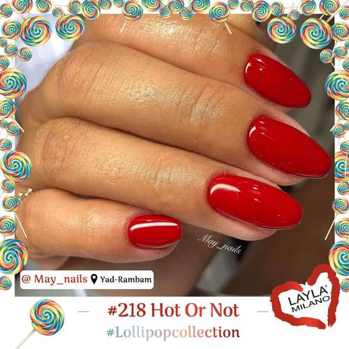 לק ג'ל לילה מילאנו #218 Hot Or Not 