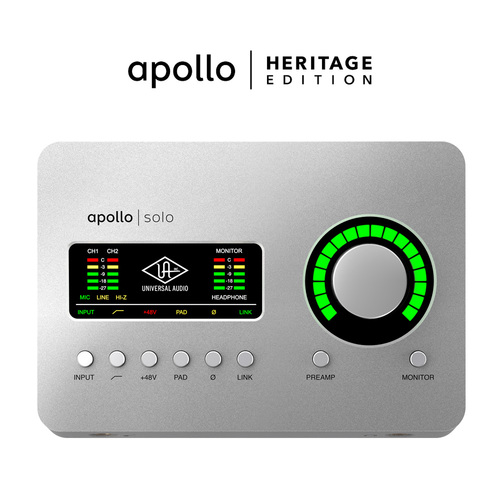 זוית נוספת UAD APOLLO SOLO USB Heritage Edition