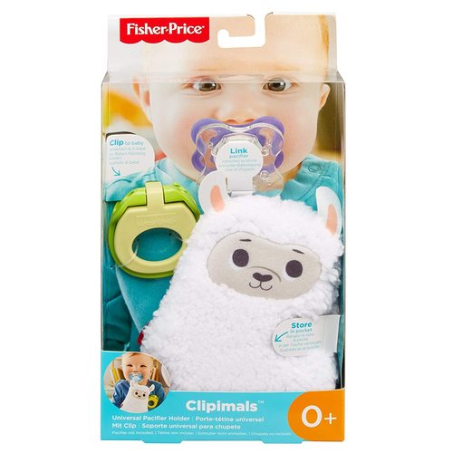 קליפימאלס - מחזיק מוצץ כבשה לבנה פישר פרייס fisher-price 