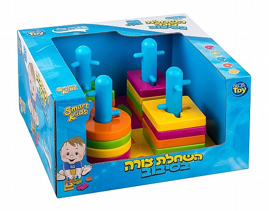 השחלת צורה בסיבוב