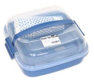 סט כלי אוכל ל-6 אנשים CACTUS Picnic Set