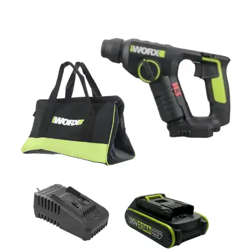 מיני פטישון מקדחה 1.7J/ 20V WU380S  Worx BRUSHLESS [ סוללה + מטען ]