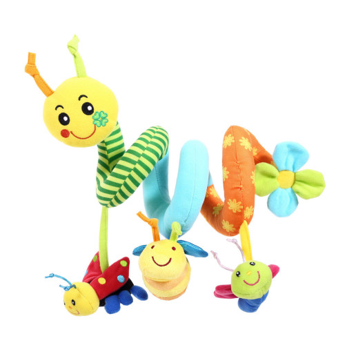 ספירלה לעגלת תינוק חרקים שמחים - ביבה טויס