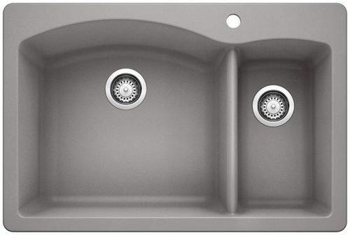 כיור מטבח סילגרניט דיאמונד BLANCO DIAMOND 1.5