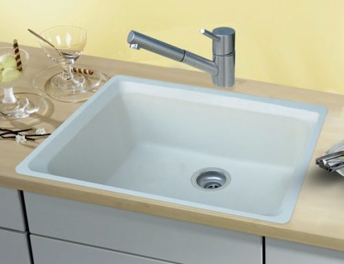 כיור מטבח סילגרניט ויז'ן BLANCO VISION U1 