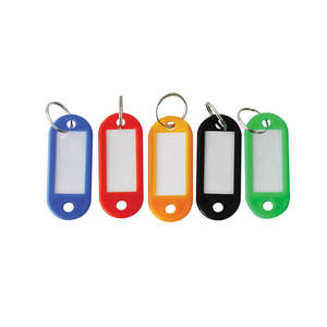 תוויות פלסטיק למפתחות 20 יח HOTDEAL