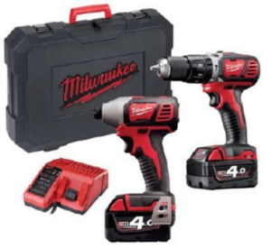 סט מברגת אימפקט + מברגה רוטטת MILWAUKEE M18BID