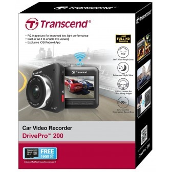 מצלמת רכב Transcend DrivePro 200