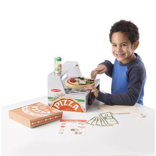 דלפק ותנור להכנת פיצה Melissa&Doug