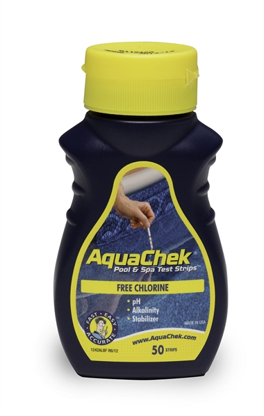 ערכת בדיקה AQUACHEK ארה"ב לבריכה (50 יח