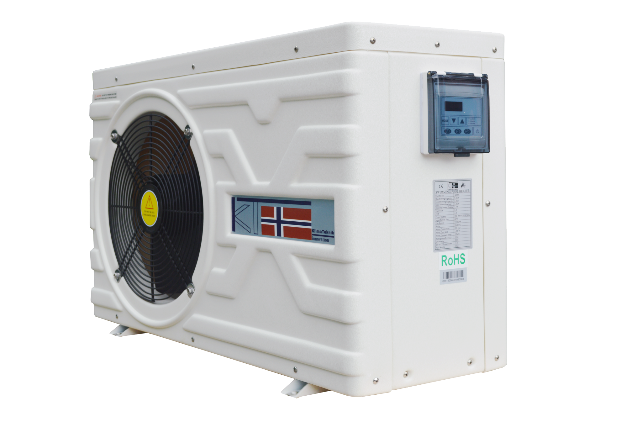 משאבת חום לבריכה KT-17KW חד פאזי נורבגית