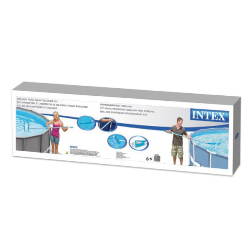 ערכת ניקוי דלוקס לבריכה INTEX 28003 עם שואב, רשת ומברשת