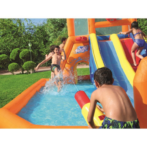 פארק מים צונאמי עם 2 מגלשות ותותח מים BESTWAY 53305