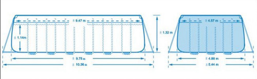 בריכה 975x488x132 ישירות מהיבואן 26374 