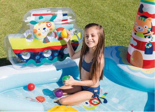 בריכת משחקים דייגים 99*188*218 דגם intex 57162