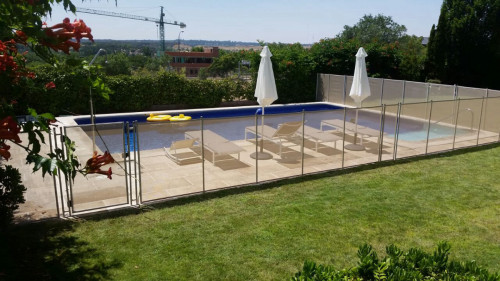 גדר בטיחות לבריכה 4 מ' BEIGE בז' EuroFence דגם Y