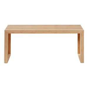 ספסל מעוצב גדול מעץ במבוק RIB bench