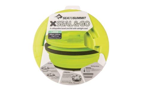 קערה מתקפלת עם מכסה X-SEAL & GO LG מבית חברת Sea to Summit