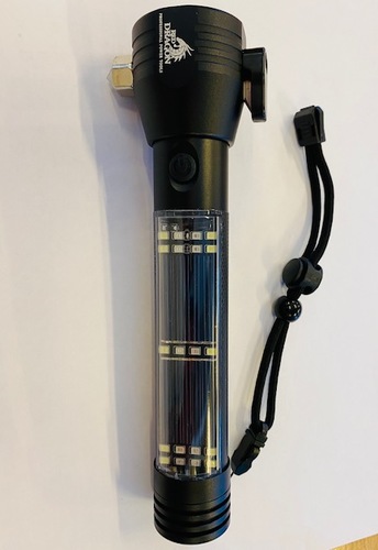 פנס נטען ומטעין  סולארי ו טעינת USB  דגם WSCAPE RESCUE