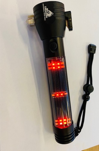 פנס נטען ומטעין  סולארי ו טעינת USB  דגם WSCAPE RESCUE