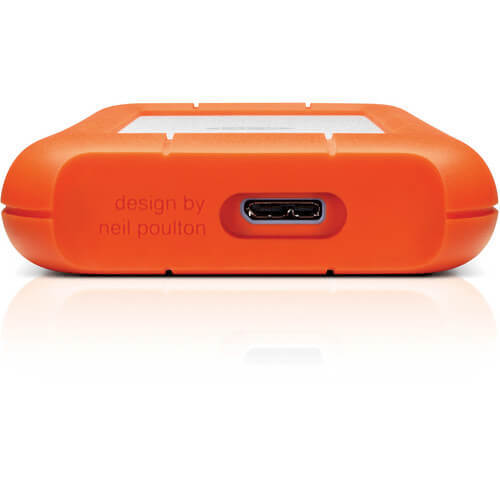 LaCie 5TB Rugged USB 3.1 Gen 1 Type-C External Hard Drive- כונן קשיח חיצוני 