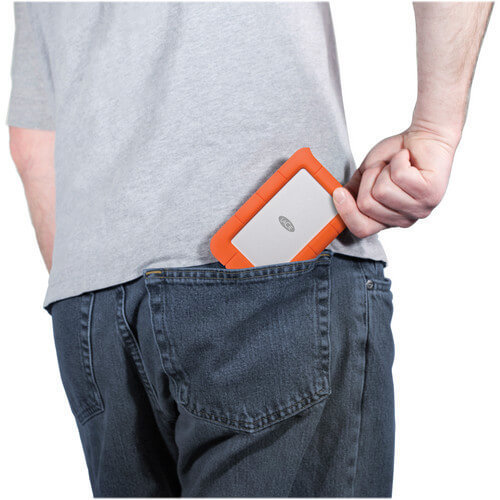 LaCie 5TB Rugged USB 3.1 Gen 1 Type-C External Hard Drive- כונן קשיח חיצוני 
