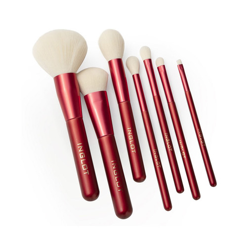 סט מברשות אינגלוט INGLOT BRUSH SET (7 PCS) MARBLE RED