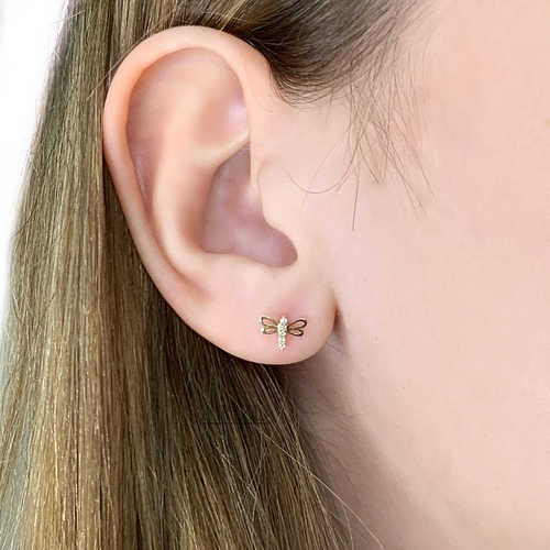 עגילי זהב  